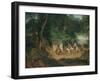 The Well in the Wood at Ariccia, 1831-Gustav Richter-Framed Giclee Print