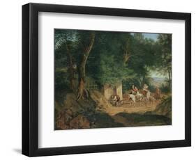 The Well in the Wood at Ariccia, 1831-Gustav Richter-Framed Giclee Print