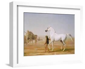 The Wellesley Grey Arabian Led Through the Desert, c.1810-Jacques-Laurent Agasse-Framed Premium Giclee Print