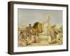 The Wellesley Monument, Bombay, 1863-William 'Crimea' Simpson-Framed Giclee Print