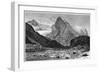The Wellhorn and the Rosenlaui Glacier, Switzerland, 19th Century-C Laplante-Framed Giclee Print