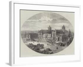 The Wellington College, Near Sandhurst, South Front, John Shaw, Architect-null-Framed Giclee Print