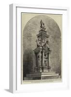 The Wellington Memorial in St Paul's Cathedral as Originally Designed by Mr Alfred G Stevens-Godefroy Durand-Framed Giclee Print