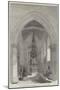 The Wellington Memorial, Just Erected in St Nicholas Church, Brighton-null-Mounted Giclee Print