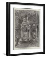 The Wellington Monument in St Paul's Cathedral-Frank Watkins-Framed Giclee Print