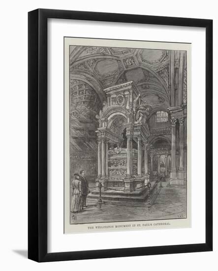 The Wellington Monument in St Paul's Cathedral-Frank Watkins-Framed Giclee Print