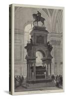 The Wellington Monument in St Paul's Cathedral-null-Stretched Canvas