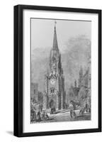 The Wellington Testimonial Clock Tower which stood at the South End of London Bridge, as it appeare-Arthur Ashpitel-Framed Giclee Print