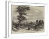 The Wellington Tree on the Field of Waterloo-null-Framed Giclee Print