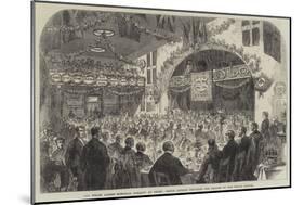 The Welsh Albert Memorial Banquet at Tenby, Prince Arthur Proposing the Health of the Welsh People-null-Mounted Giclee Print