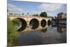 The Welsh Bridge over River Severn, Shrewsbury, Shropshire, England, United Kingdom, Europe-Stuart Black-Mounted Photographic Print