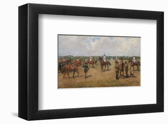 The Welsh Guard's Polo Team-Lionel Edwards-Framed Premium Giclee Print