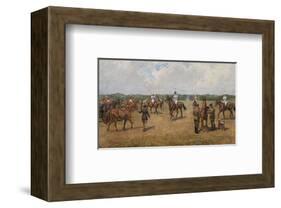 The Welsh Guard's Polo Team-Lionel Edwards-Framed Premium Giclee Print