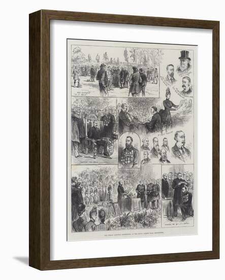 The Welsh National Eisteddfod, at the Royal Albert Hall, Kensington-null-Framed Giclee Print