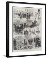 The Welsh National Eisteddfod, at the Royal Albert Hall, Kensington-null-Framed Giclee Print