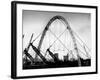 The Wembley Arch Reaches Its Highest Point, June 2004-null-Framed Photographic Print