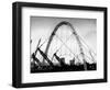 The Wembley Arch Reaches Its Highest Point, June 2004-null-Framed Photographic Print