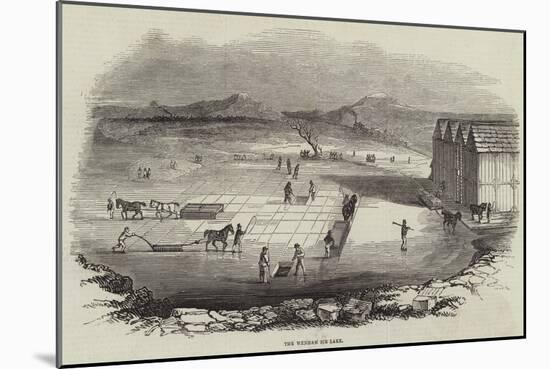 The Wenham Ice Lake-null-Mounted Giclee Print