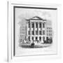 The Wesleyan Centenary Hall and Mission House, Bishopsgate, City of London, 1840-null-Framed Giclee Print