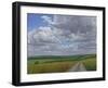 The Wessex Ridgeway Path Above Urchfont 2, 2009-Peter Breeden-Framed Giclee Print