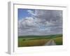 The Wessex Ridgeway Path Above Urchfont 2, 2009-Peter Breeden-Framed Giclee Print