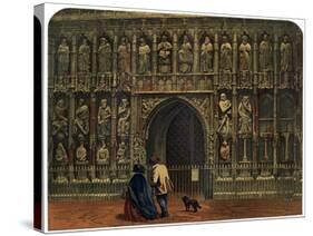 The West Front, Exeter Cathedral, 19th Century-null-Stretched Canvas
