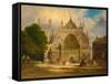 The West Front of Exeter Cathedral, C.1860-F. J. Corri-Framed Stretched Canvas