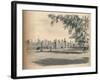 The West Front of Hampton Court Palace, 1902-Thomas Robert Way-Framed Giclee Print