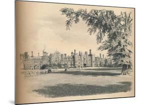 The West Front of Hampton Court Palace, 1902-Thomas Robert Way-Mounted Giclee Print