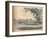 The West Front of Hampton Court Palace, 1902-Thomas Robert Way-Framed Giclee Print