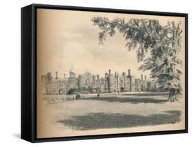 The West Front of Hampton Court Palace, 1902-Thomas Robert Way-Framed Stretched Canvas