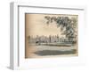 The West Front of Hampton Court Palace, 1902-Thomas Robert Way-Framed Giclee Print