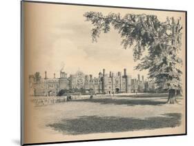 The West Front of Hampton Court Palace, 1902-Thomas Robert Way-Mounted Giclee Print