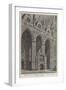 The West Front of Peterborough Cathedral in Need of Repair-Henry William Brewer-Framed Giclee Print