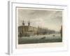 The West India Docks in the Great Age of English Trade-Rowlandson & Pugin-Framed Art Print