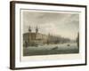 The West India Docks in the Great Age of English Trade-Rowlandson & Pugin-Framed Art Print