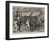 The West Indian Sugar Trade, a Street Scene in Bridgetown, Barbadoes-Frank Dadd-Framed Giclee Print