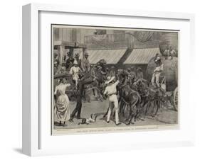 The West Indian Sugar Trade, a Street Scene in Bridgetown, Barbadoes-Frank Dadd-Framed Giclee Print