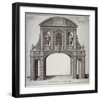 The West Prospect of Temple Bar, London, C1770-John Nixon-Framed Giclee Print