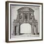 The West Prospect of Temple Bar, London, C1770-John Nixon-Framed Giclee Print