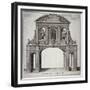 The West Prospect of Temple Bar, London, C1770-John Nixon-Framed Giclee Print