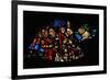 The West Rose Window Depicting a Scene from the Book of Revelation: Four Angels of the Euphrates…-French School-Framed Giclee Print