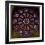 The West Rose Window, Depicting the Last Judgement-null-Framed Giclee Print