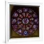 The West Rose Window, Depicting the Last Judgement-null-Framed Giclee Print