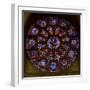 The West Rose Window, Depicting the Last Judgement-null-Framed Giclee Print