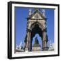 The West Side of the Albert Memorial, 19th Century-CM Dixon-Framed Photographic Print