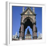 The West Side of the Albert Memorial, 19th Century-CM Dixon-Framed Photographic Print