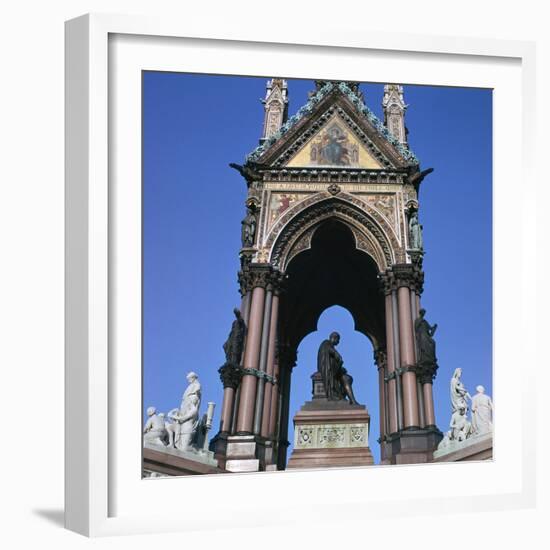 The West Side of the Albert Memorial, 19th Century-CM Dixon-Framed Photographic Print