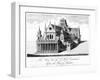 The West View of St Paul's Cathedral before the Fire of London-null-Framed Giclee Print