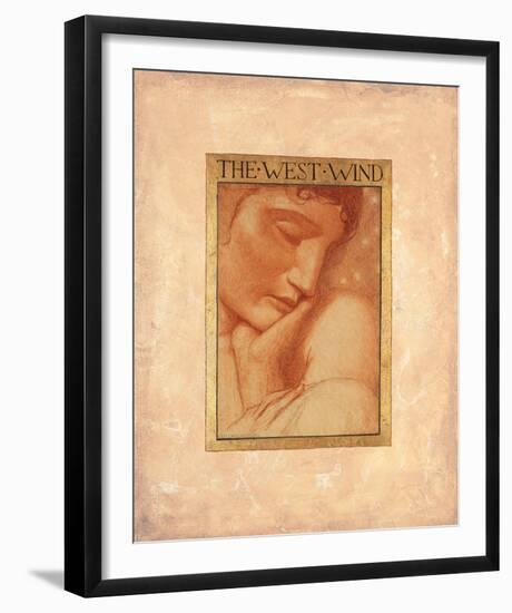 The West Wind-Frederick Cayley Robinson-Framed Premium Giclee Print